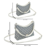 Sea Salt White Medium/Small Shoulder Bag (Underarm Bag)