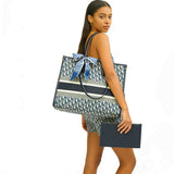 Bolso tote grande bordado