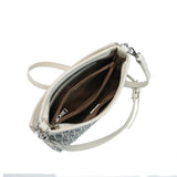 Bolso de hombro mediano/pequeño blanco sal marina (bolso de axila)