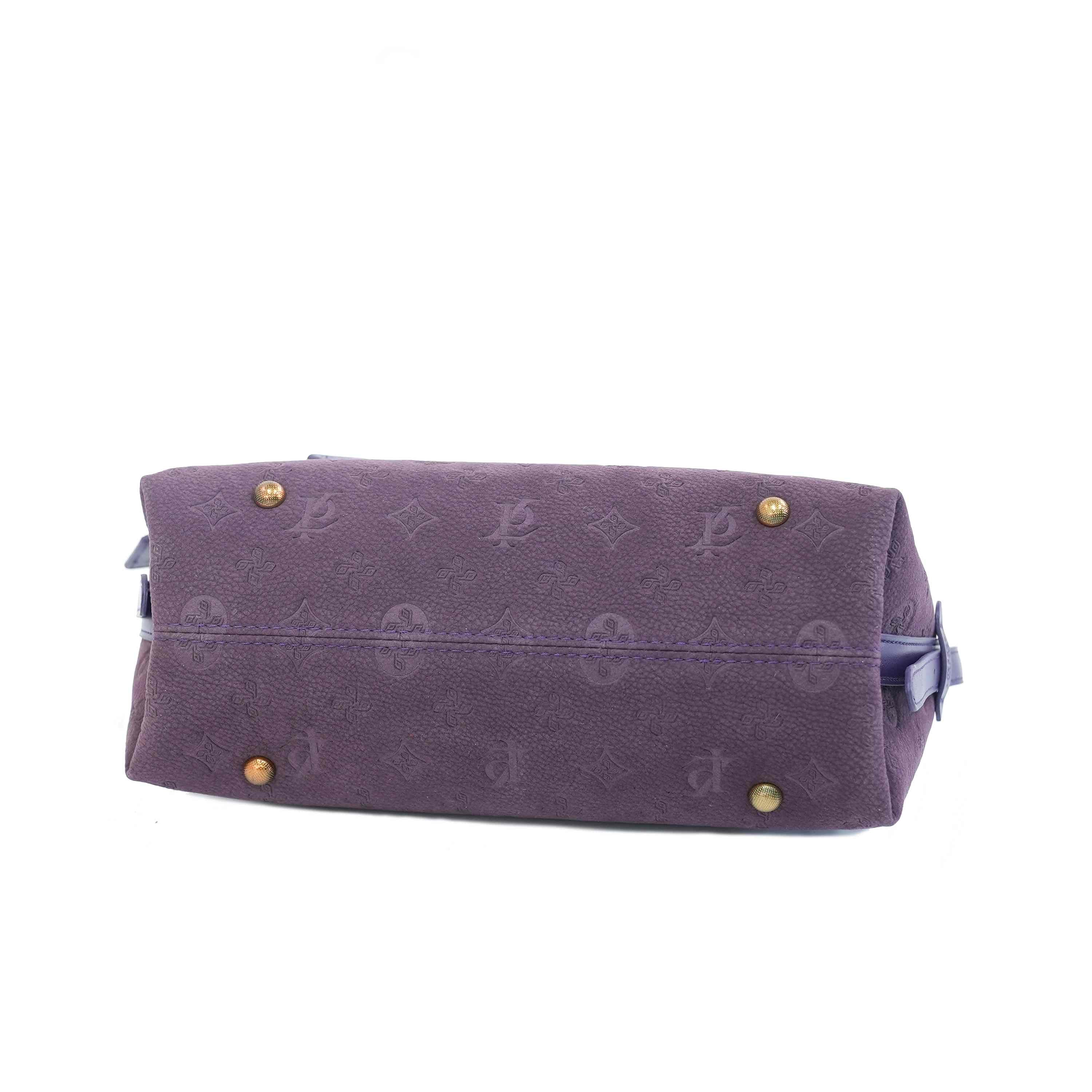 Bolso de hombro morado