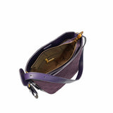Purple bucket bag