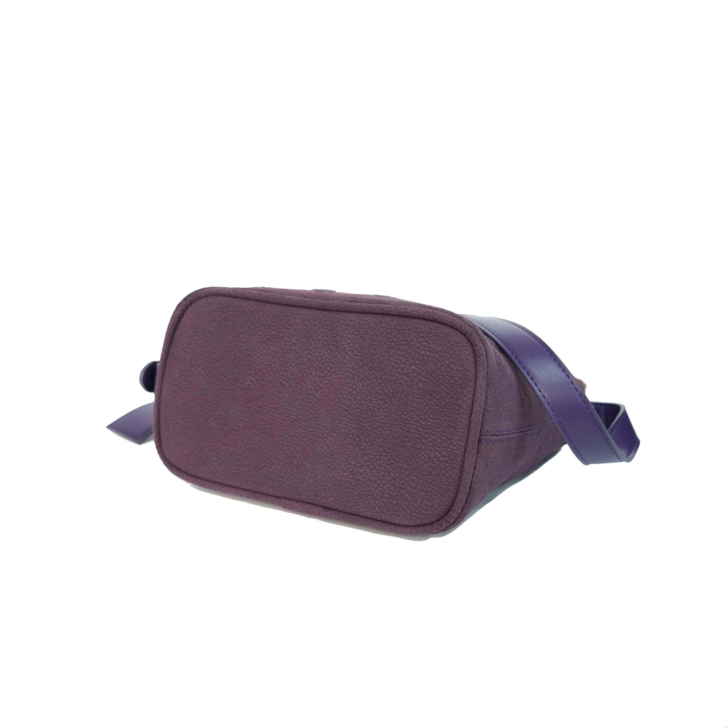 Bolso bombonera morado