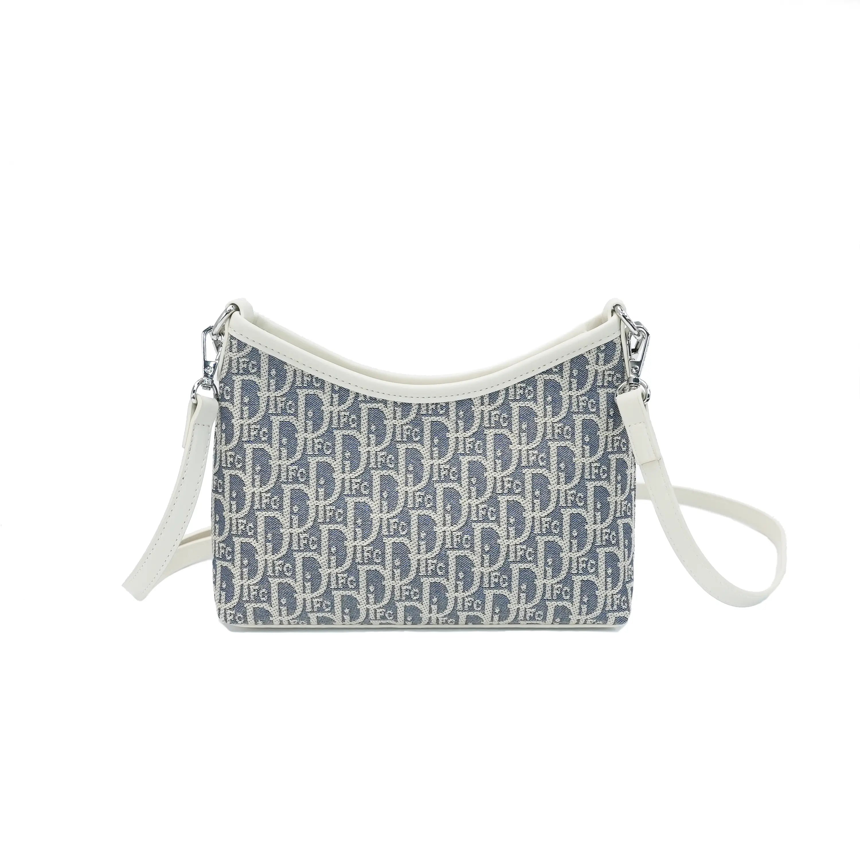 Bolso de hombro mediano/pequeño blanco sal marina (bolso de axila)