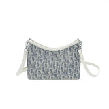 Bolso de hombro mediano/pequeño blanco sal marina (bolso de axila)