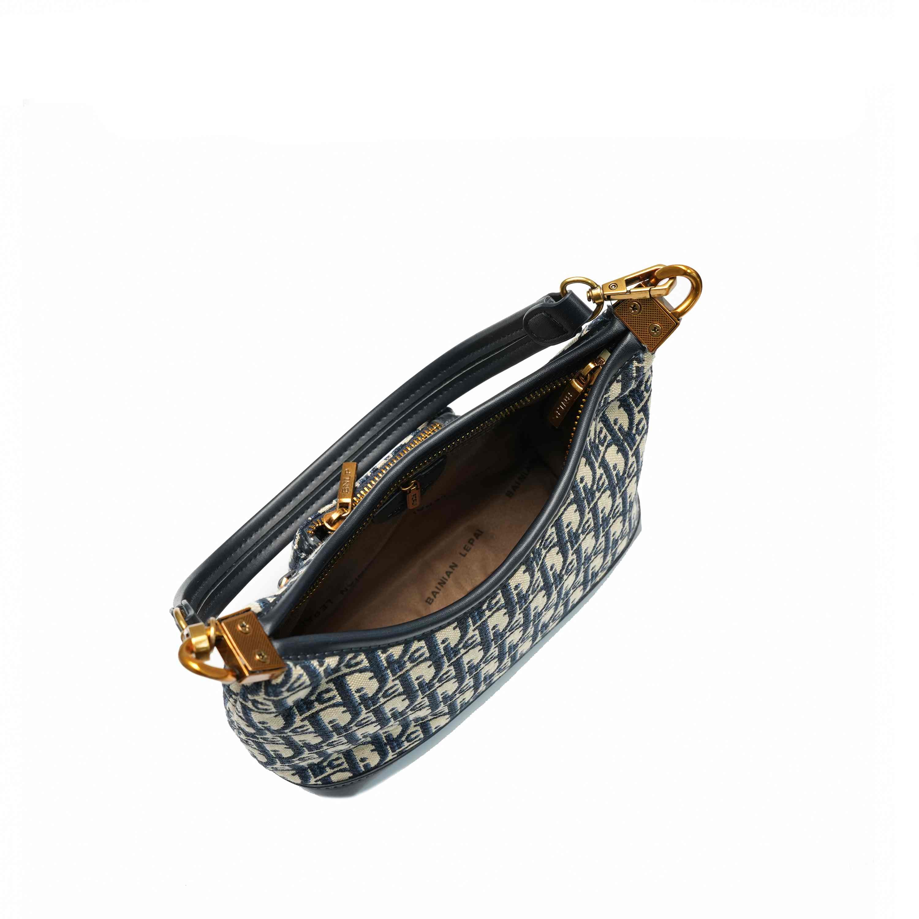 Embroidered Small Shoulder Bag