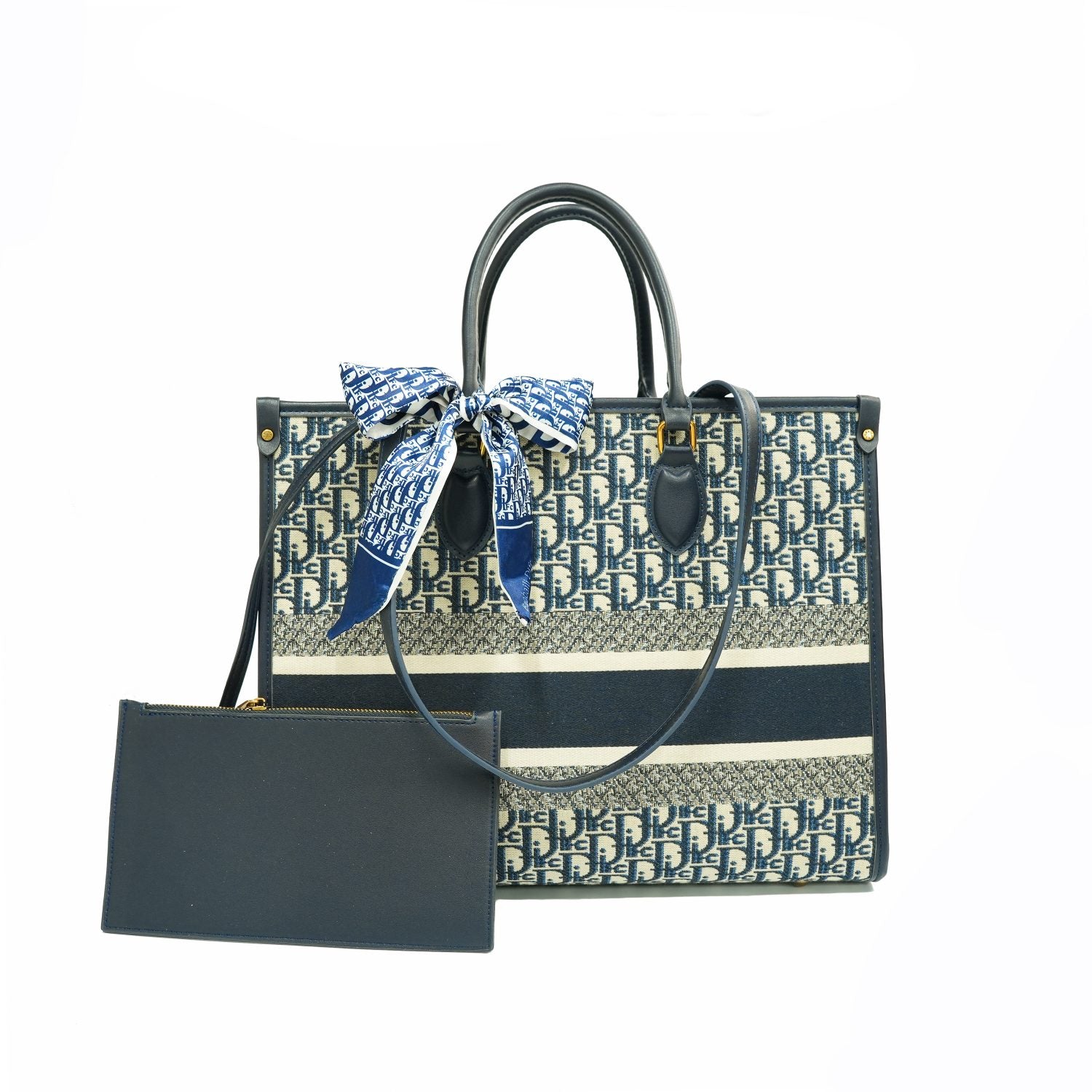 Bolso tote grande bordado