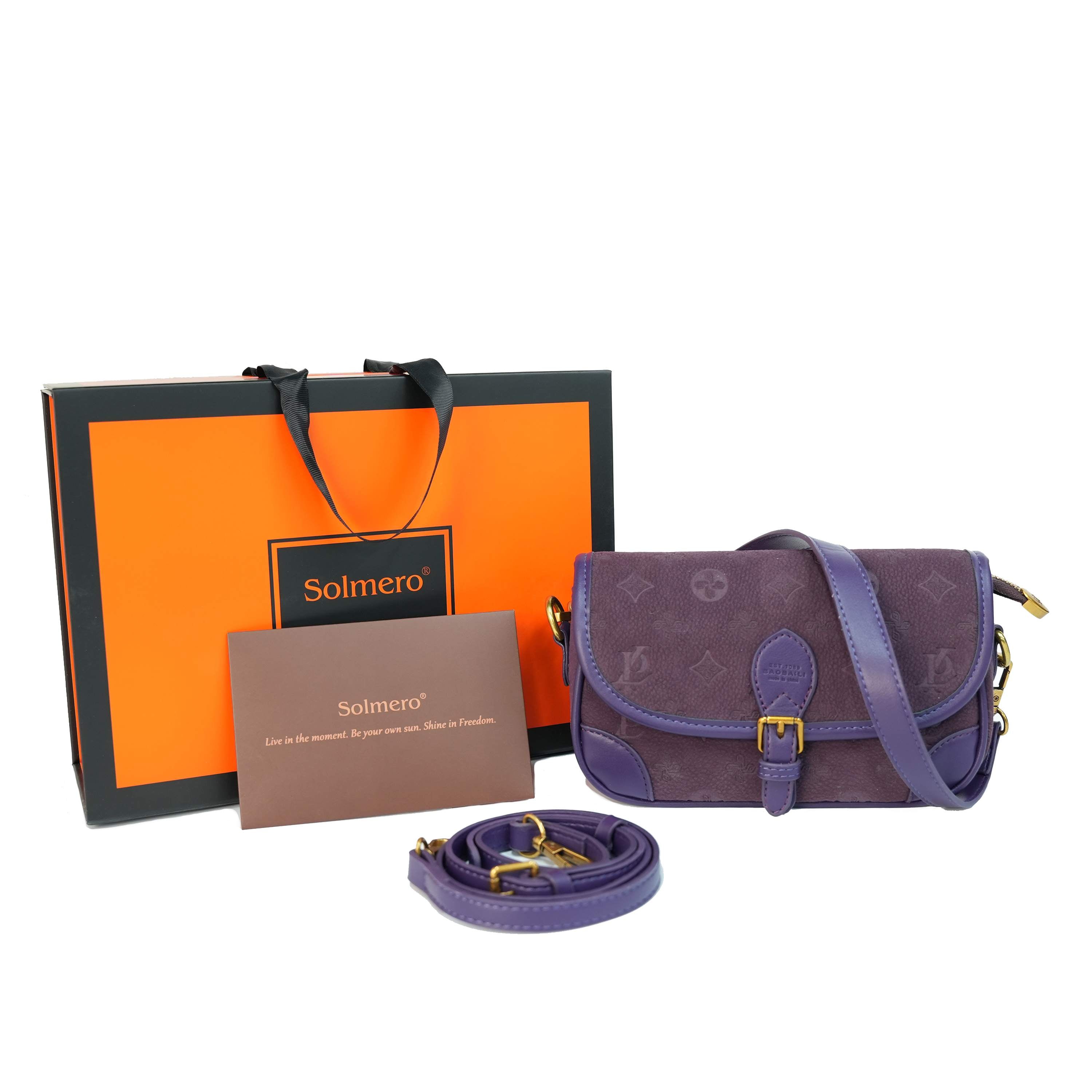 Purple Shoulder Bag