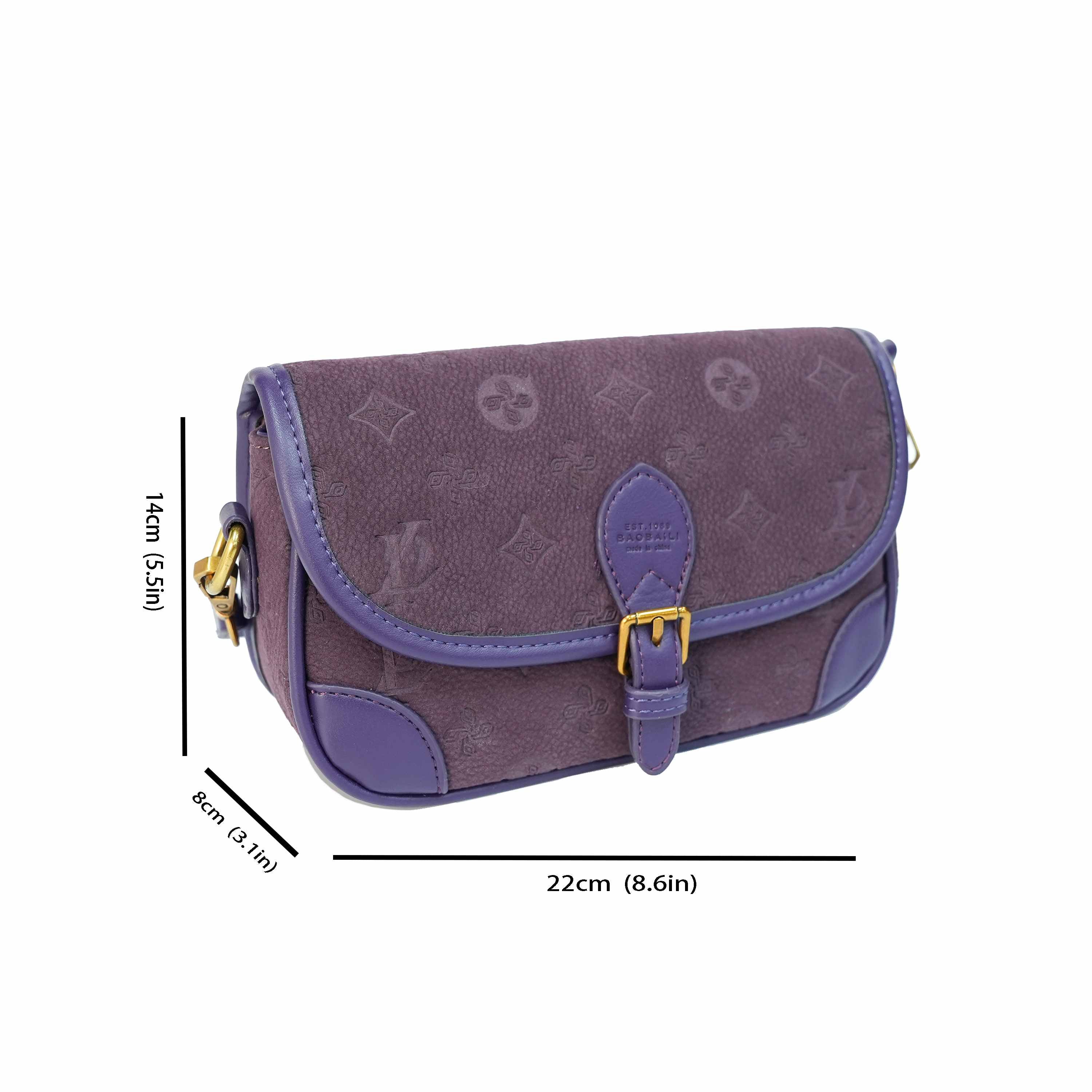 Purple Shoulder Bag