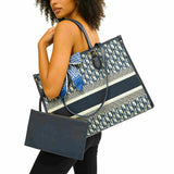 Bolso tote grande bordado