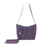 Bolso de hombro morado